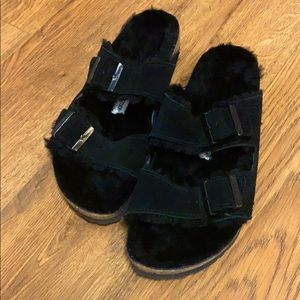 Arizona Shearling Birkenstock Sandals